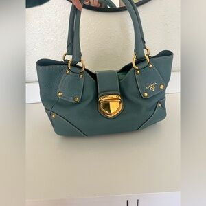 Prada Marine Vitello Daino Leather Shopping Tote Bag BR4627 (I accept offers)